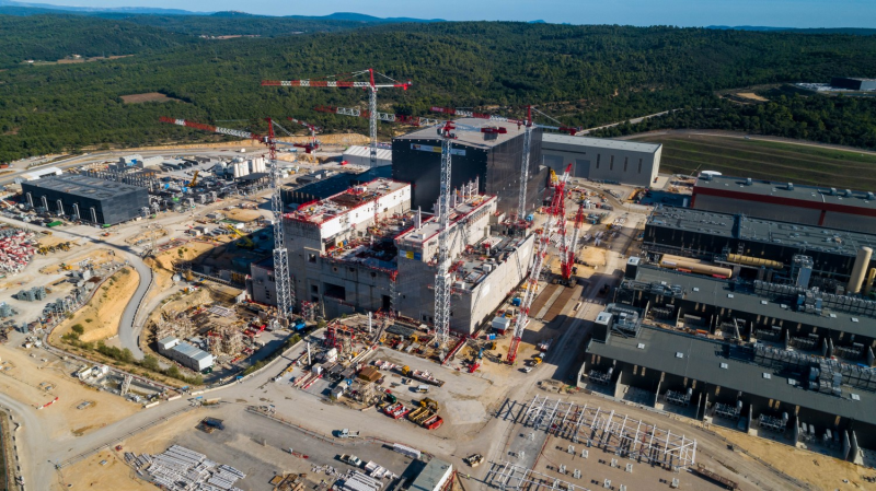 Chantier ITER à Cadarache