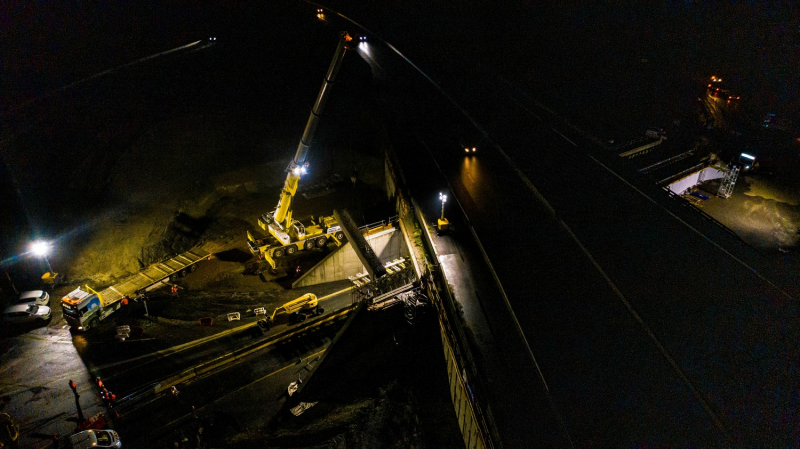 TOARC SUD Autoroute A75 : travaux d'élargissement de nuit