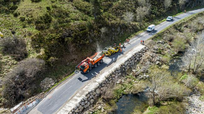 Drone Ardèche : Chantier FTTH