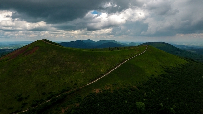 La chaîne des puys La chaîne des puys
