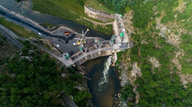 Puy en Velay : Barrage de Poutes