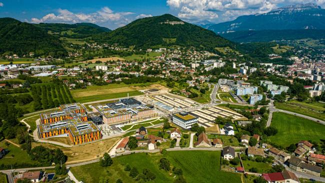 Voiron : Chantier du Nouvel Hôpital Voiron : Chantier du Nouvel Hôpital
